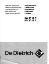 De Dietrich KS1314F12 Bedienungsanleitung