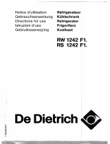De Dietrich RW1242F1 Bedienungsanleitung