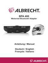 Albrecht BPA 400 Motorrad Kommunikation Bedienungsanleitung