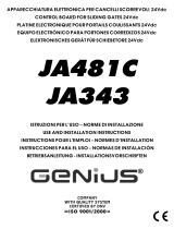 Genius JA343 JA481C Bedienungsanleitung