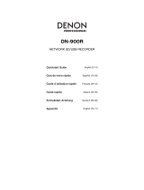 Denon Pro­fes­sional DN 900R Schnellstartanleitung