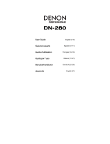 Denon Pro­fes­sional DN-280 Benutzerhandbuch