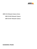 Axis Q1647 Benutzerhandbuch