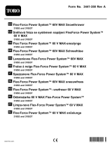 Toro Flex-Force Power System 60V MAX Snowthrower Benutzerhandbuch