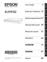 Epson ELPIF02 Projector Interface Board SDI Benutzerhandbuch