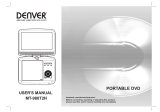 Denver Portabler 9" DVD-Player Benutzerhandbuch