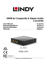 Lindy HDMI to Composite & Stereo Audio Converter Benutzerhandbuch