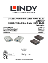 Lindy 300m Fibre Optic HDMI 4K30 Extender Benutzerhandbuch