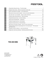Festool TKS 80 EBS-Set Bedienungsanleitung