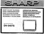 Sharp DV-5407S Bedienungsanleitung