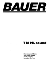 Bauer T18 ML sound Bedienungsanleitung