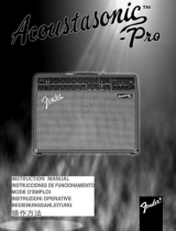 Fender Acoustasonic Pro Benutzerhandbuch