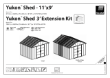 Palram Yukon Shed 3 Extension Kit Benutzerhandbuch