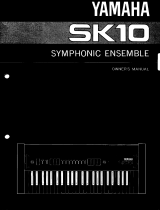 Yamaha Symphonic Ensemble SK10 Bedienungsanleitung
