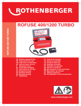 Rothenberger Electro-fusion welding unit ROFUSE TURBO 1200 Benutzerhandbuch