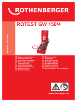 Rothenberger ROTEST GW 150/4 Benutzerhandbuch