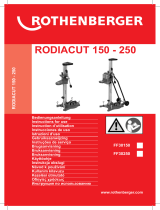 Rothenberger Drill stand RODIACUT Benutzerhandbuch