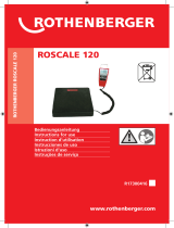 Rothenberger Refrigerant scale ROSCALE 120 Benutzerhandbuch