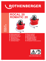 Rothenberger Decalcifying pump ROCAL 20 Benutzerhandbuch