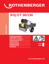 Rothenberger High-pressure drain cleaner ROJET 30/130 Benutzerhandbuch