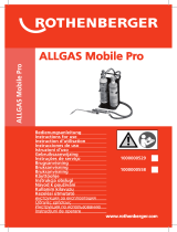 Rothenberger Portable gas-welding device ALLGAS 2000 PS Benutzerhandbuch