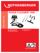 Rothenberger Nass- und Trockensauger RODIA CLEANER Benutzerhandbuch
