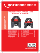 Rothenberger Press jaw Standard Typ M set Benutzerhandbuch