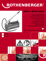 Rothenberger Testing pump RP 50 Benutzerhandbuch