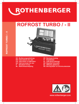 Rothenberger Pipe freezing system ROFROST Turbo 2" Benutzerhandbuch