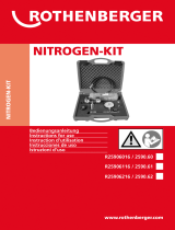 Rothenberger Nitrogen set for refrigeration circuits Benutzerhandbuch