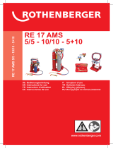 Rothenberger Three-gas welding system RE 17 AMS 5/5 Benutzerhandbuch