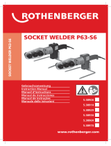 Rothenberger Socket welding device ROWELD P 63 S-6 Sword Benutzerhandbuch