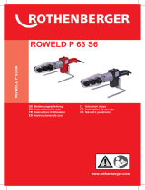 Rothenberger Socket welding device ROWELD P 63 S-6 Sword set Benutzerhandbuch
