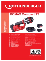 Rothenberger Press machine ROMAX Compact Twin Turbo press jaw set Benutzerhandbuch