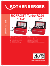 Rothenberger Pipe freezing system ROFROST TURBO R290 2" set Benutzerhandbuch