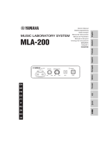 Yamaha MLA-200 Music Laboratory System Bedienungsanleitung