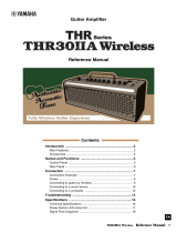 Yamaha THR Series Wireless Guitar Amplifier THR30IIA Benutzerhandbuch