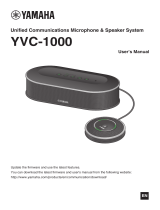 Yamaha YVC-1000 Benutzerhandbuch