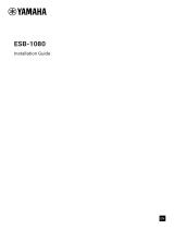 Yamaha ESB-1080 Installationsanleitung