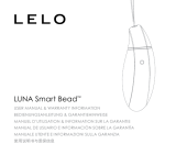 Sharper Image Lelo Luna Smart Bead Personal Massager Bedienungsanleitung