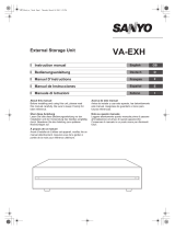 Sanyo VA-EXH Benutzerhandbuch