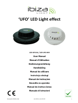 Ibiza ""UFO"" LED LICHTEFFEKT (LED UFO-WH) Bedienungsanleitung