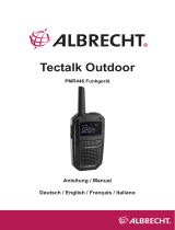 Albrecht Tectalk Outdoor, IP67 wasserdicht, PMR446 Funkgerät Bedienungsanleitung