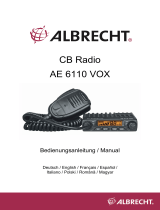 Albrecht AE 6110 VOX, Mini-CB Funk, Multi Benutzerhandbuch