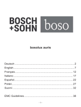 Boso Bosch+Sohn bosolux auris Benutzerhandbuch
