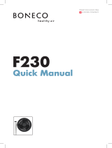 Boneco Air shower F230 Benutzerhandbuch