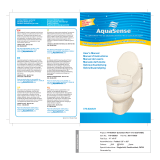 Drive Medical AquaSense Toilet Seat Riser Bedienungsanleitung