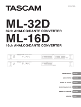 Tascam ML-32D Bedienungsanleitung