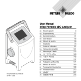 Mettler Toledo InTap Portable oDO Analyzer Benutzerhandbuch