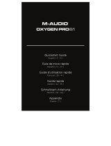 M-Audio OXYGEN PRO49 Schnellstartanleitung